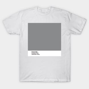 pantone 17-5104 TCX Ultimate Gray T-Shirt